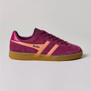 Gola Women's Sneakers in Burgundy and Peach